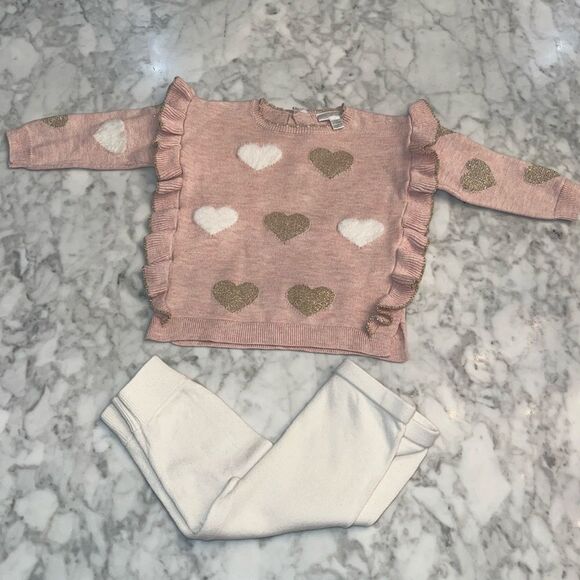 MINICLASIX LEGGING & SWEATER OUTFIT 9M - Picture 1 of 12